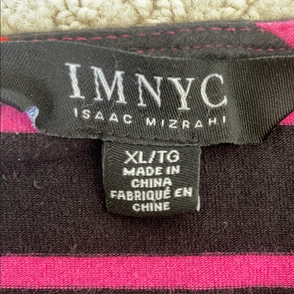 Striped Black and Red Women's Top - Picture 5 of 8